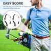 BESPORTBLE Golfing Score Counter Beaded 2pcs Golf Stroke Counter Portable