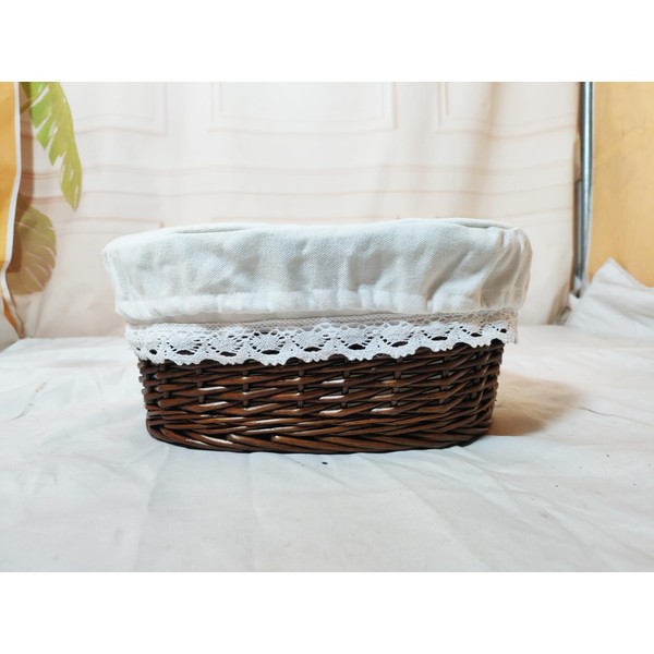 CASADEMA Bread Warmer Basket with Warming Stone (Large Oval 12