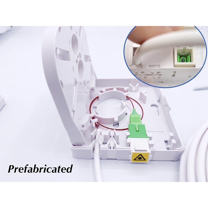 Elfcam® - Reinforced Fibre Optic Cable SC/APC to SC/APC Simplex