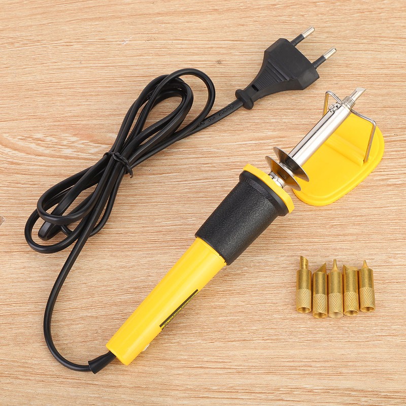 Pyrography Pen Leather Wood Craft Electric Woodburner Leather Tool 40W