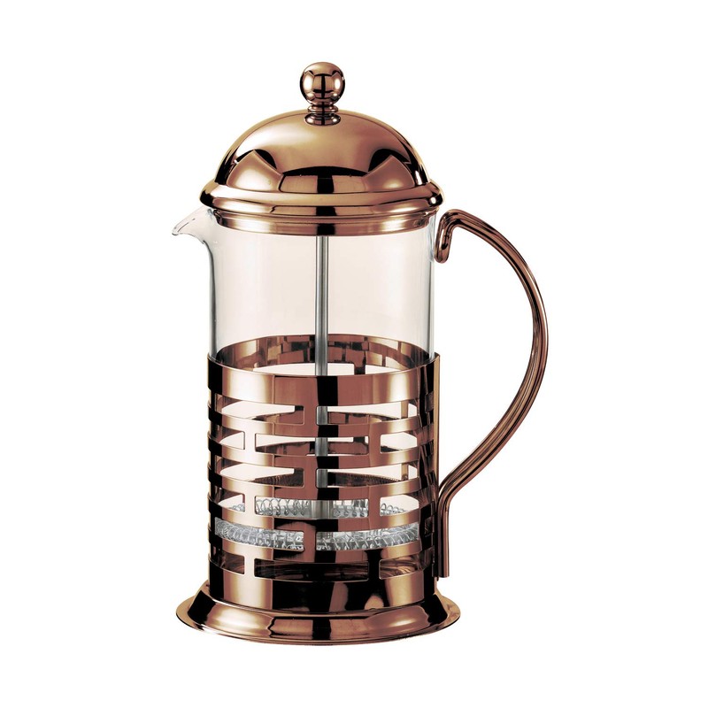 Service Ideas T677BRNZ Brick Coffee Press, 0.8L, Bronze finish