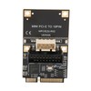 Mini PCIE to USB3.2 GEN1 Front 19Pin Expansion Card 5Gbps