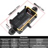 PEBA Waterproof Junction Box 2-Way Cable Connector Outdoor IP68 External
