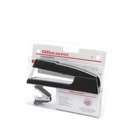 Office Depot Set de Engrapadora Oficina | Engrapadora metálica | Con Desengrapador | Con Caja De 5000 grapas | Color Negro