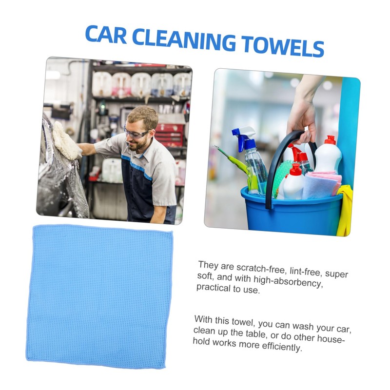 Alipis High Absorbency Microfiber Drying Towel for Car Detailing Compact