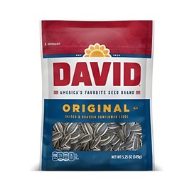 David's Roasted and Salted Original Sunflower Seeds, 5.25 oz [1-Bag]
