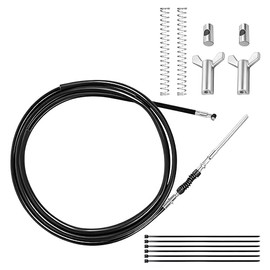 TRX350 Kit de cable de freno trasero con ajuste de freno trasero, cable de freno de mano trasero apto para Fourtrax 300 Rancher 350 400 420 2000-2006 Foreman 400 500 Rubicon 500 ATV Parts