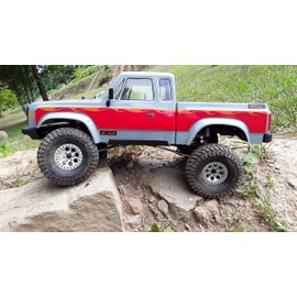 Body Decal Sets for Element RC Enduro Sendero 1/10 Scale Radio Controlled Rock Crawler (Drop Down Flames (Orange on Red))