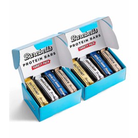 Barebells Protein Bars Variety Pack - 12 Count, Pack of 2 - Protein Snacks with 20g of High Protein - Chocolate Protein Bar with 1g of Total Sugars - Perfect on The Go Protein Snack & Breakfast Bars