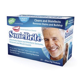 SonicBrite: Cleaning Powder for Dentures, Retainers, Night Guards, and more