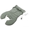 Back Heating Pad Dark Grey Soft Plush Hands Free Design