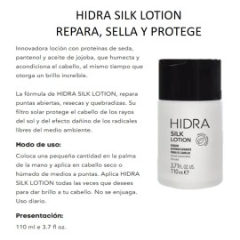 Hidra Silk Lotion Brillo Acondionante Para Cabello 110ml