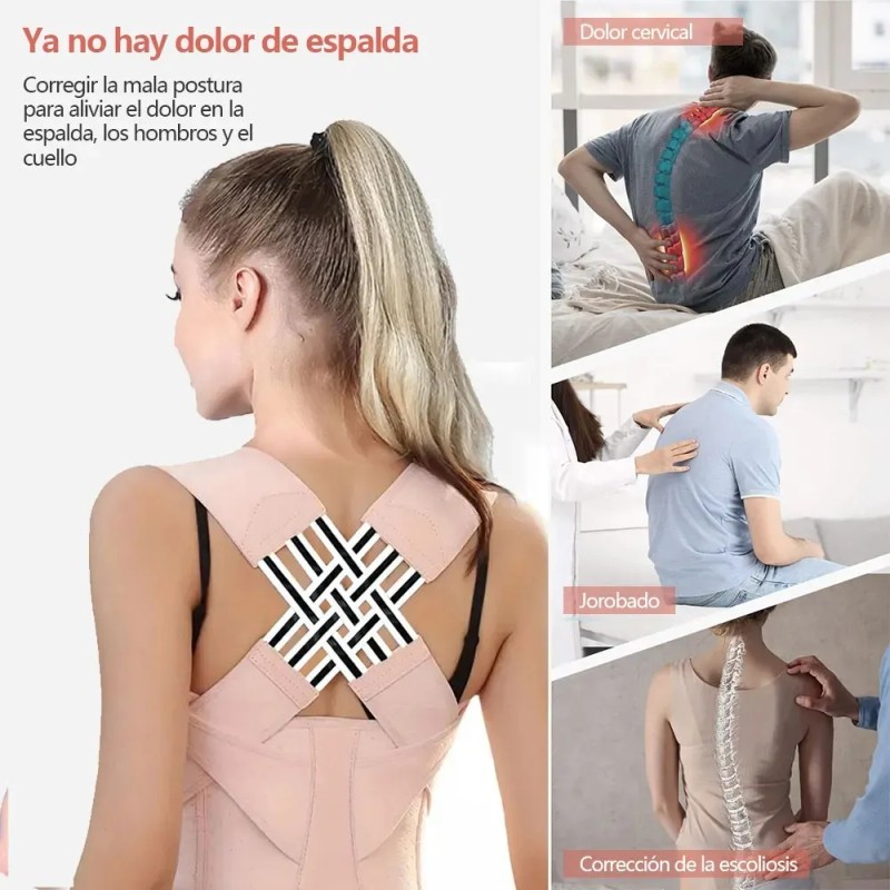 Chaleco Corrector De Postura Ortopédico Lumbar Unisex