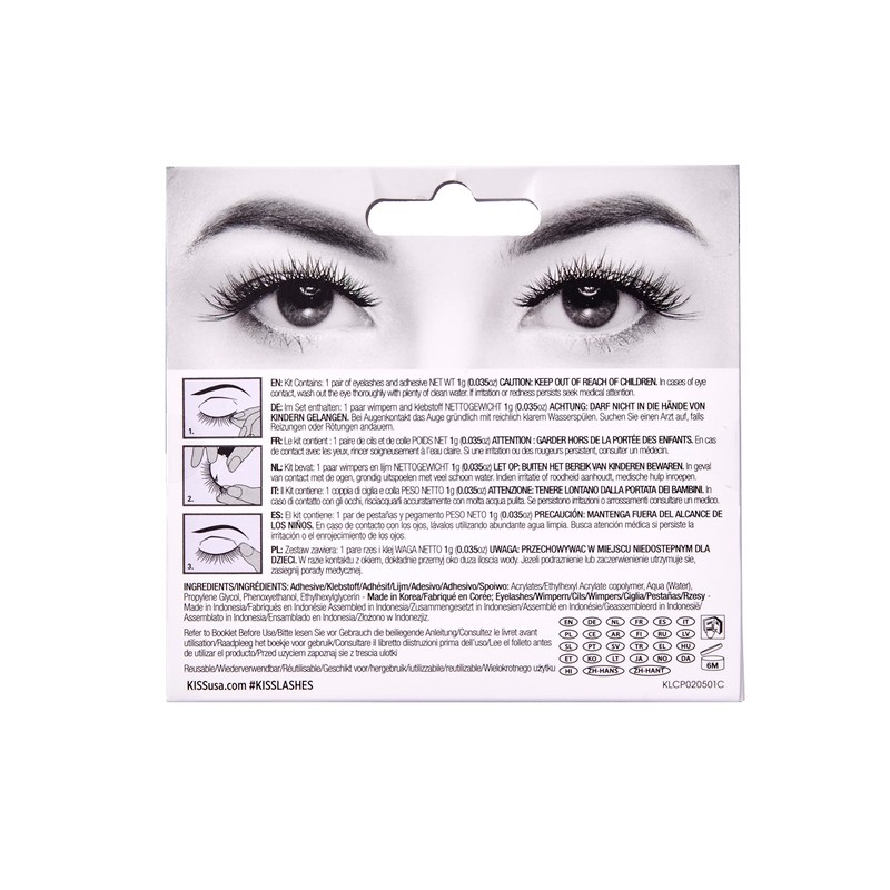 KISS Lash Couture Triple Push Up Collection 1 Pair of