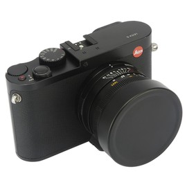 Haoge Cap-LQ-N Metal Front Lens Cap Cover Designed for Leica Q Q2 Q-P QP Typ 116 Typ116 Camera Black