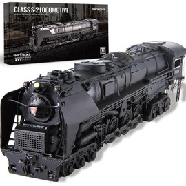 Piececool 3D Puzzle Metal Santa Fe Steam Train ST2, Classic Transportation Craft Model Kits for Adults to Build, 3D Puzzles Adult Teens for 304 Stainless Steel, Gifts, Home Decoration, Diy