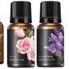 Rose Lavender Essential Oil Set, Lavender Rose Oil for Diffuser,