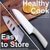 Rynal Ceramic Knife - 7 inch Chef's Santoku Knife -