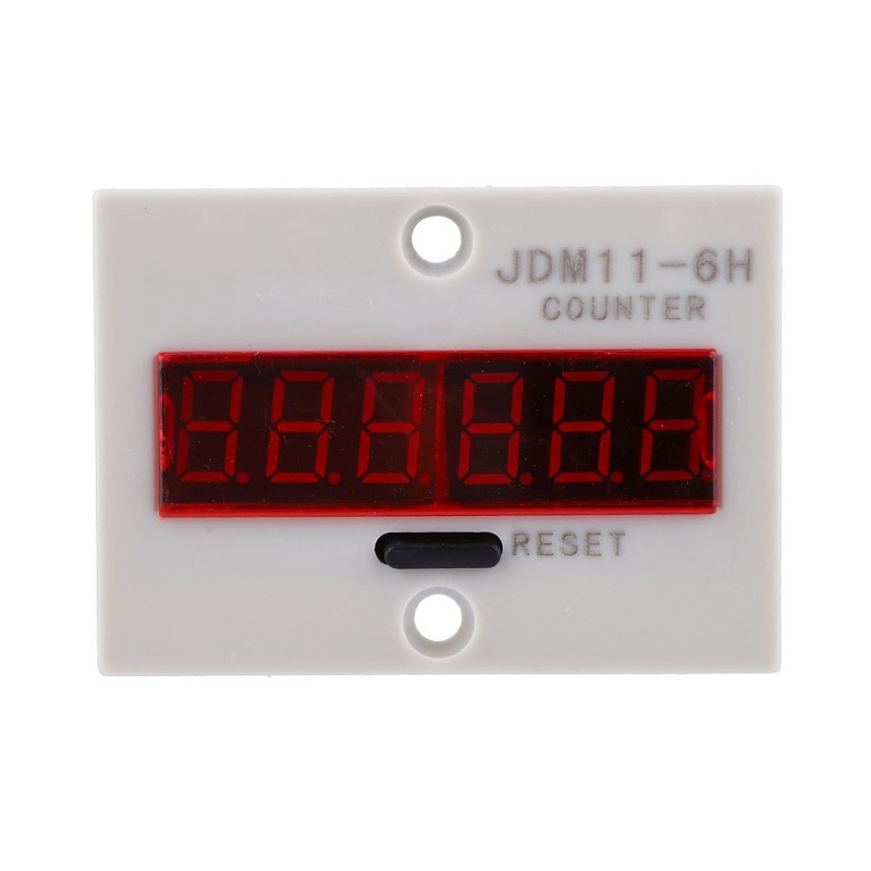 JDM11-6H Electronic Counter 6 Digits LED Digital Display Counter Relay