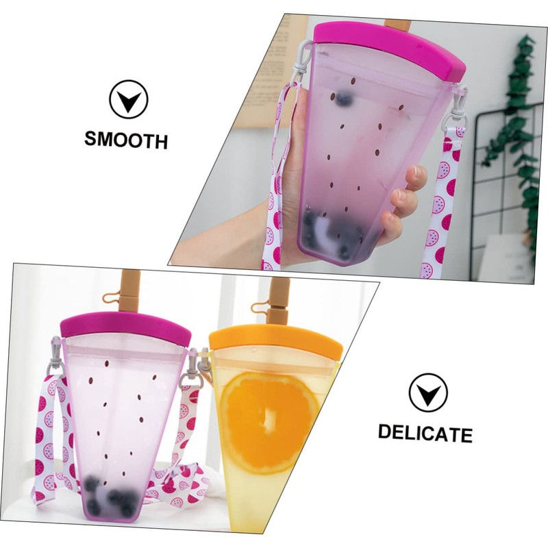 Healeved Large Capacity Straw Cup Portable Drinking Cup with Straw