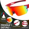 FEISEDY Kids Sunglasses Youth Baseball Sun Glasses, UV400 Sports Cycling