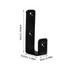 AOKWAWALIY 1 Set Rubberized Ladder Hooks Bunk Bed Stair Only