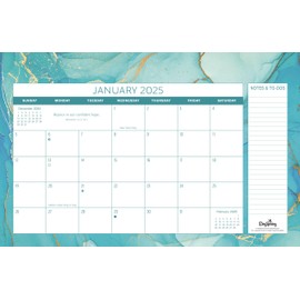 2025 Marble Desk Pad Calendar