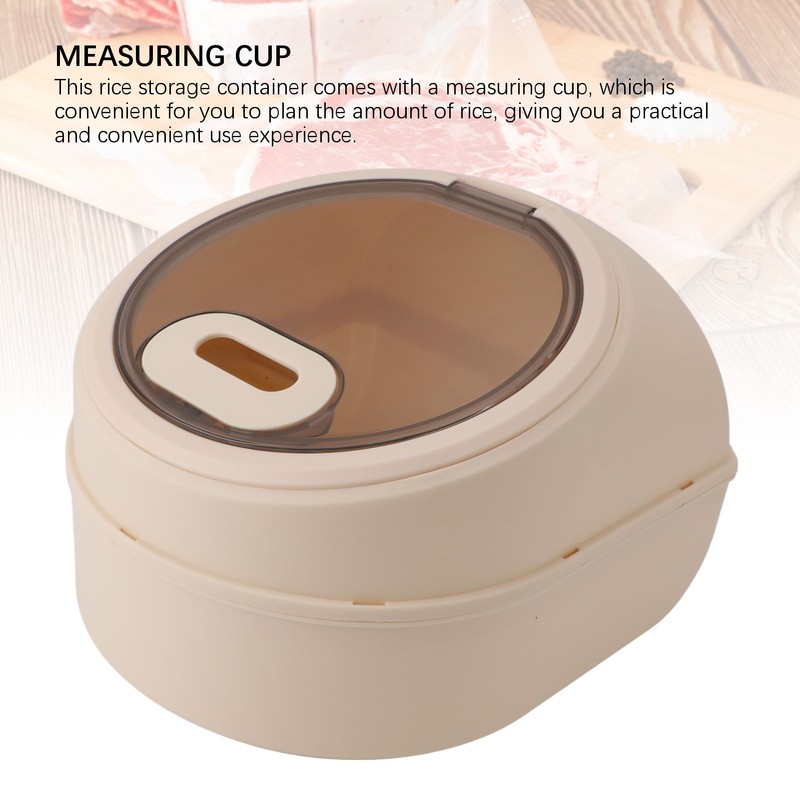 Rice Storage Container Airtight 11lb Damp Proof High Temperature Resistant