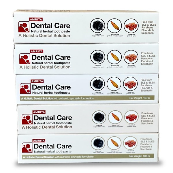 Amrita Life Dental Care Herbal Toothpaste with Neem and Charcoal