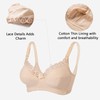 Gratlin Women's Cotton Breastfeeding Bra Large Sizes Without Underwire Full
