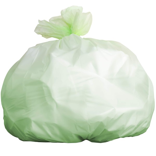 Tall 13 Gallon Garbage Bags 100 Ct. ASTM D6400 and BPI-Certified Compostable Trash Can Liners. Hefty for Kitchen Food Scraps and Compost Bins. Eco-Friendly and Plant-Based for Green Homes