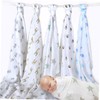 VICASKY 2pcs Newborn Swaddle Blanket Wrap Muslin Cotton Soft Breathable