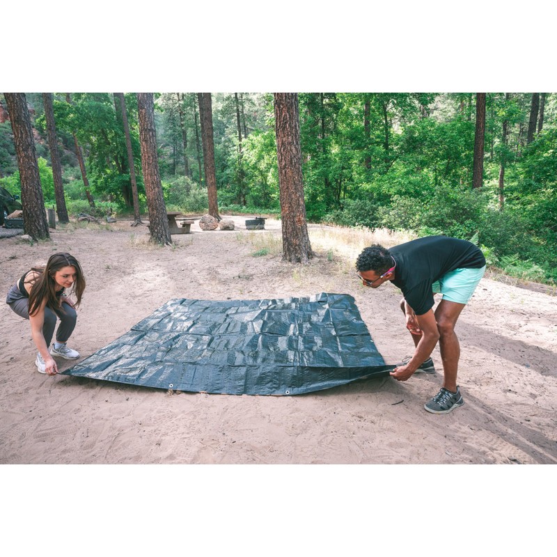 Stansport Medium-Duty Rip-Stop Tarp 6' x 8' - Dark Green