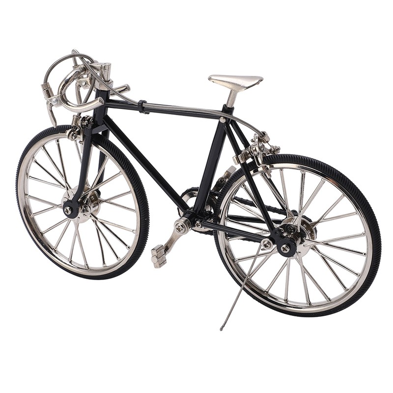 Bicycle Model Vivid Design DIY Decorative 12x19.5cm/4.7x7.7in Alloy Material Miniature