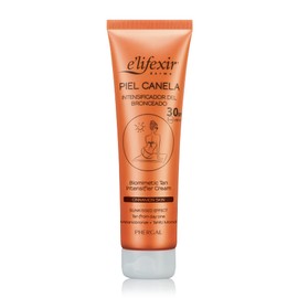 E'LIFEXIR PIEL CANELA Tanning Cream - Self Tanning Face Tanning Accelerator Cream - Intensive and Long Lasting Tan - Self Tanning Cream - Sun Protection SPF30