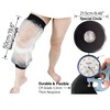 Meydoja Knee Cast Shower Cover Large Size, Waterproof Knee Shower