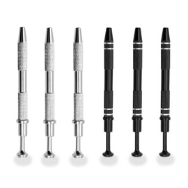 Floatdream 2 Pieces Bead Gripping Tool, Alloy Jewellery Tweezers, Grabber Jewellery Making Tool, for Jewellery, Beads, Screws, Precision Parts (Black & Silver)