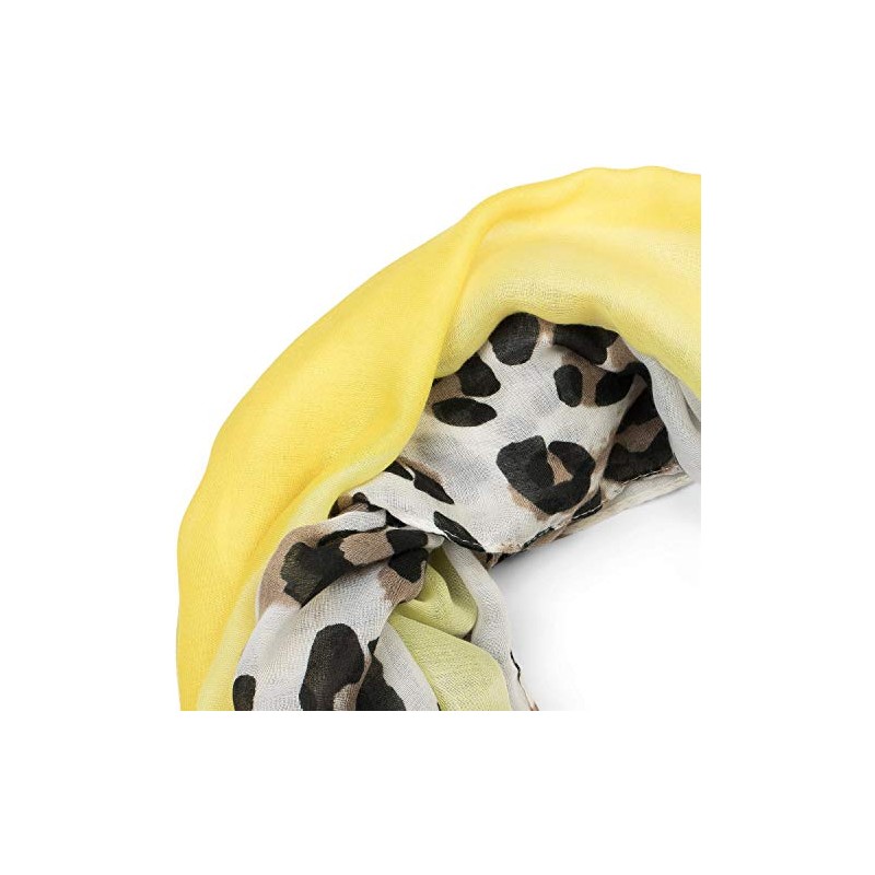 styleBREAKER 01016182 Women's Loop Scarf with Leopard Animal Print Pattern