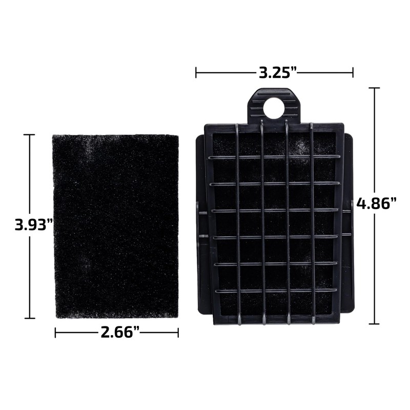OVENTE Motor Foam Replacement Filter for Electric Vacuum Cleaner ST1600,