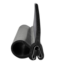 RecPro RV Slide Out Seal 3/4" Single Bulb with 2" Wiper Seal Clip-On Weather Stripping (10 Feet)