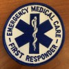 Emergency Medical Care First Responder EMS 3 1/2” Patch