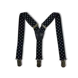 Imai Company Suspenders, S, Kids, Black, 31.5 - 43.3 inches (80 - 110 cm), Black