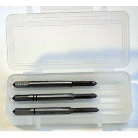 DIN352 Manual Screw Tap Set Right-Handed Thread M 4.5 x 0.75 HSS High-Speed Steel 3 Pieces