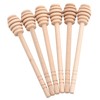 50Pcs/set Household Wooden Jam Honey Dipper Jar Dispensing Collecting Stirring
