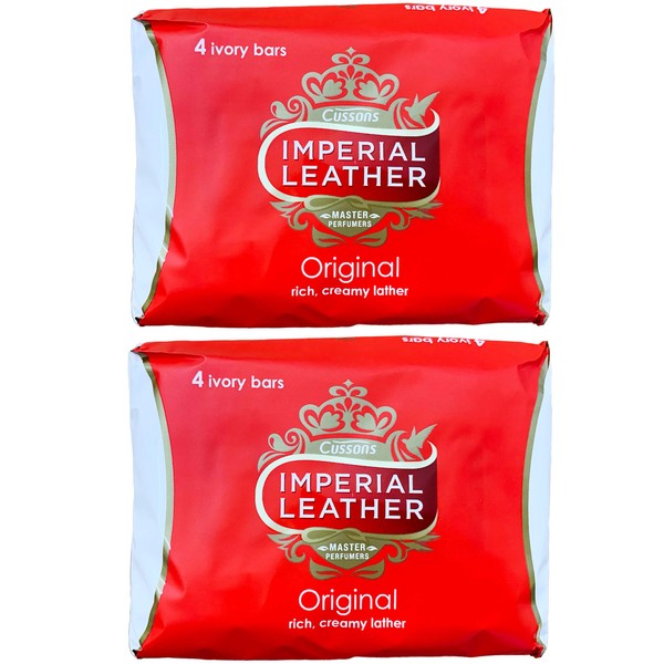 8 x Imperial Leather Original Soap Bars Multipack 8 x 100g Luxury Rich & Creamy Ivory Bars from PZ Cussons