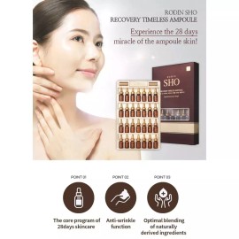 COREANA RODIN SHO RECOVERY TIMELESS FACIAL AMPOULE (28DAYS INTENSIVE PROGRAM)