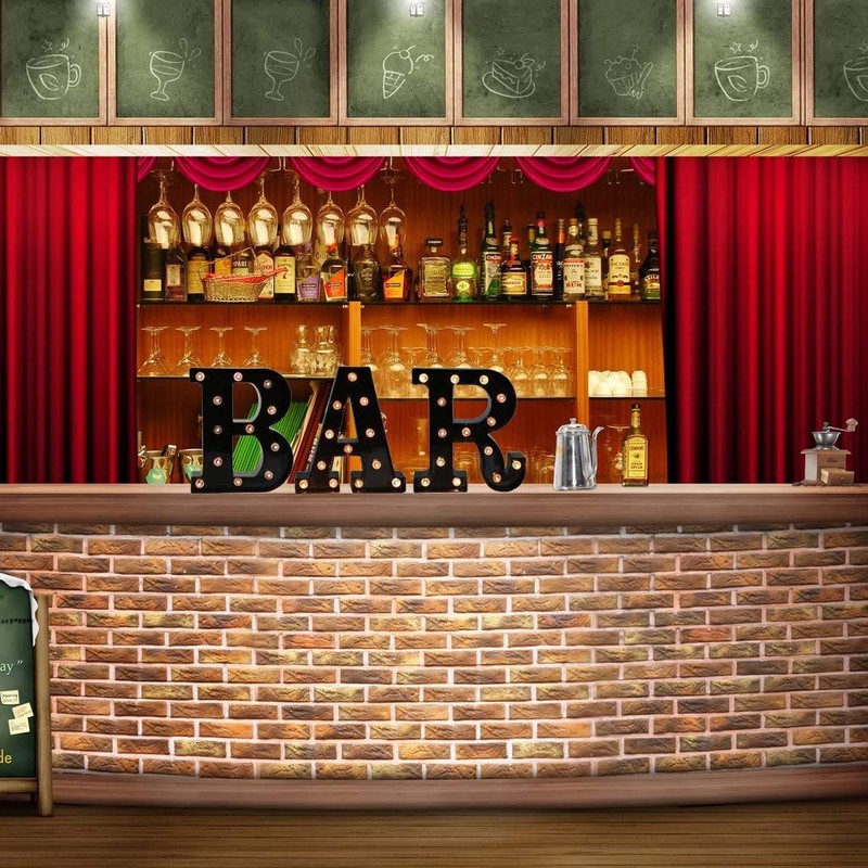 BAR - Illuminated Marquee Bar Sign - Lighted LED Marquee