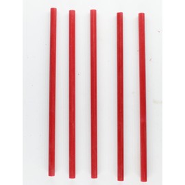 5 Pack 6 INCH G10 Rod for Knife Making - Craft Supplies - Jewelry Making (RED, 1/4 INCH)