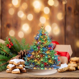 Diamond Art Kit for Adult Christmas, 5D Diamond Art Painting, Double Sided Decorative Special-Shaped Rhinestone Desktop Ornaments, DIY Acrylic Ornaments (Christmas Tree)