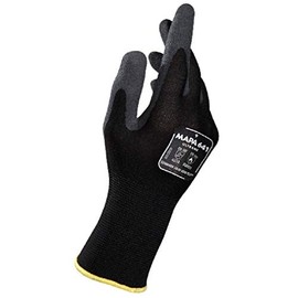 Ultrane 641 Touch Screen Gloves, Logistics, Warehouse, Mechanics, Builders, Workers, Black, Size 9 (1 Pair) Protective Gloves